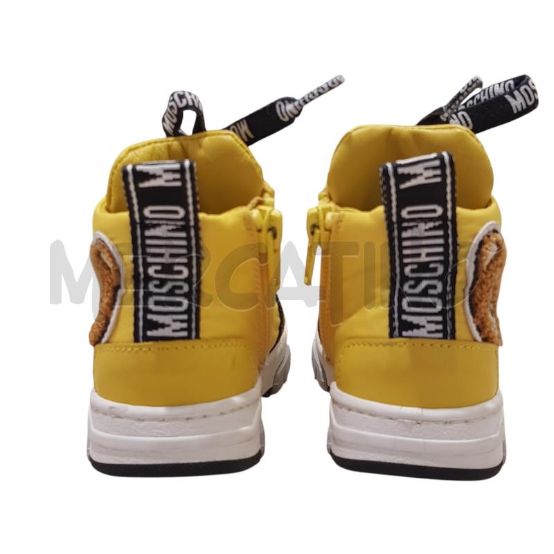 SNEAKERS MOSCHINO ALTE GIALLE PATCH TEDDY | Mercatino dell'Usato Civitavecchia 2