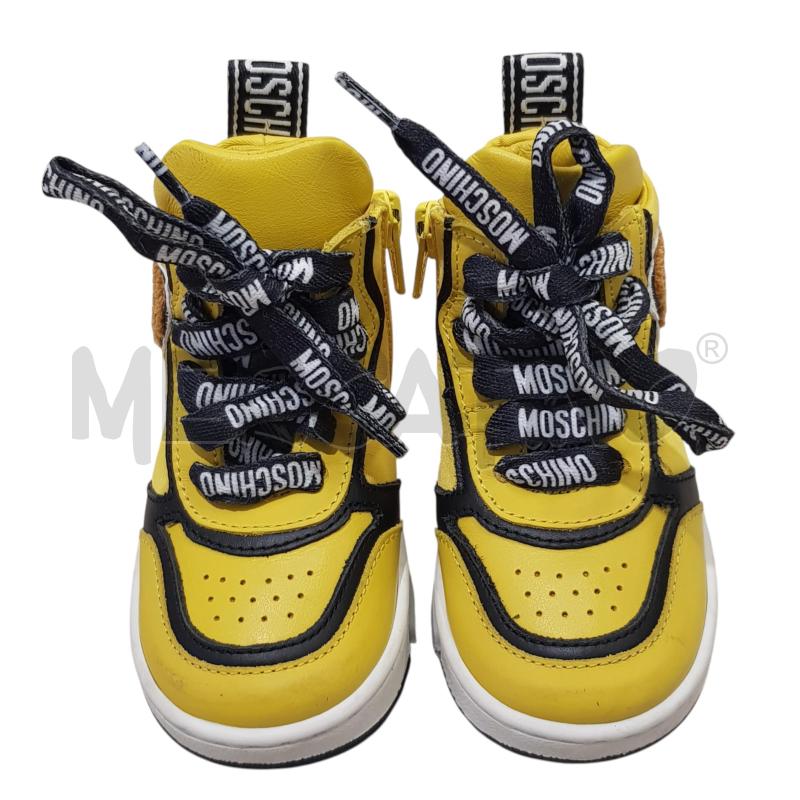 SNEAKERS MOSCHINO ALTE GIALLE PATCH TEDDY | Mercatino dell'Usato Civitavecchia 3