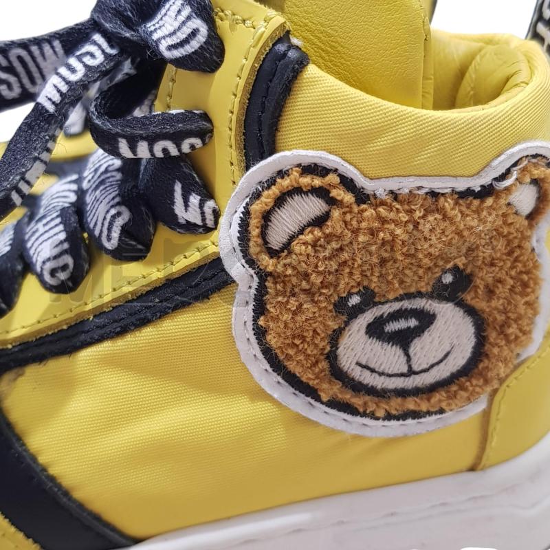 SNEAKERS MOSCHINO ALTE GIALLE PATCH TEDDY | Mercatino dell'Usato Civitavecchia 4