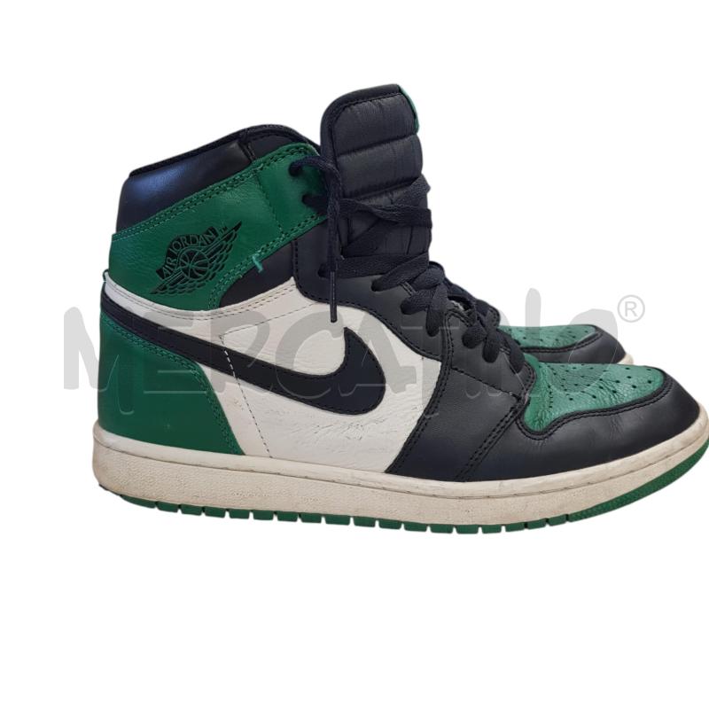 SNEAKERS U AIR JORDAN BIA NERE VERDE | Mercatino dell'Usato Civitavecchia 1