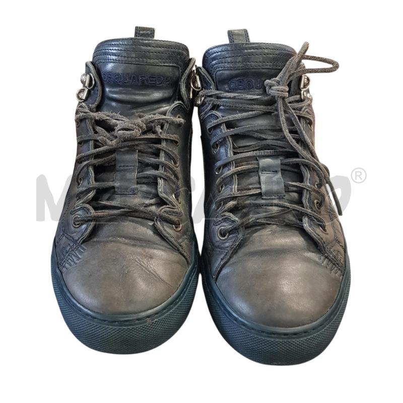 SNEAKERS U DSQUARED2 PELLEM BLU LACCI CUOIO | Mercatino dell'Usato Civitavecchia 3