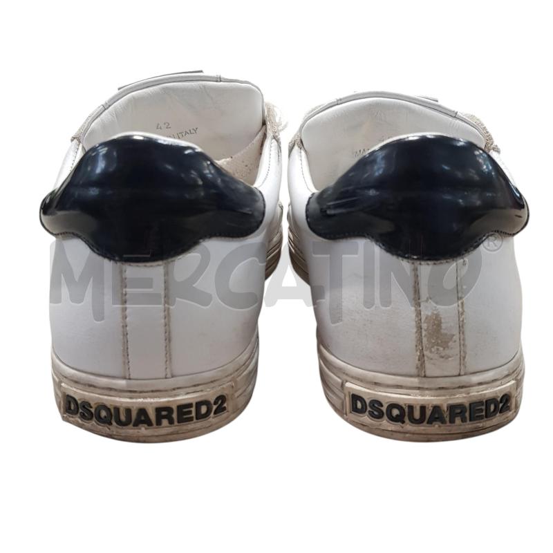 SNEAKERS U DSQUARED2 PELLE BIA TALL NERO VER | Mercatino dell'Usato Civitavecchia 2