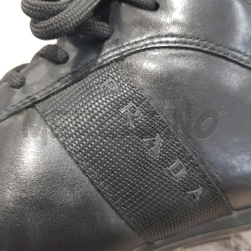 SNEAKERS U PRADA IN PELLE NERA 4E 1628 8 | Mercatino dell'Usato Civitavecchia 4