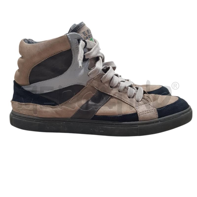 SNEAKERS U SEARFINI PELLE CAMMELLO NERO MARR | Mercatino dell'Usato Civitavecchia 1