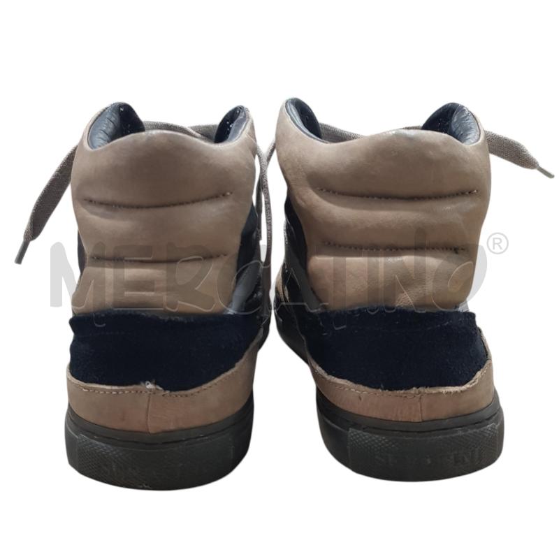 SNEAKERS U SEARFINI PELLE CAMMELLO NERO MARR | Mercatino dell'Usato Civitavecchia 2