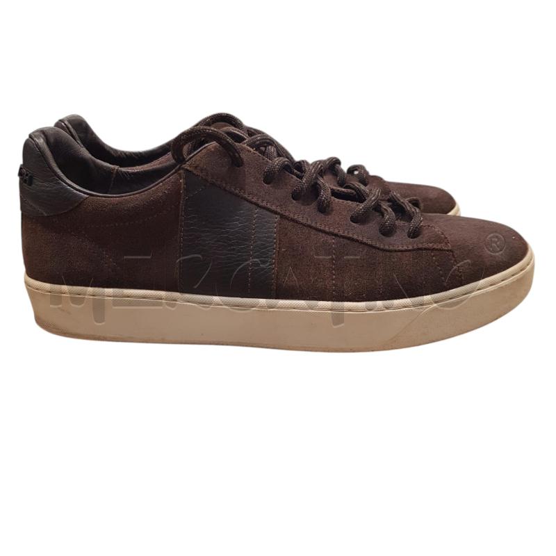 SNEAKERS U WOOLRICH IN PELLE MARR CON DETTAGLI IN CAMOSCIO | Mercatino dell'Usato Civitavecchia 1