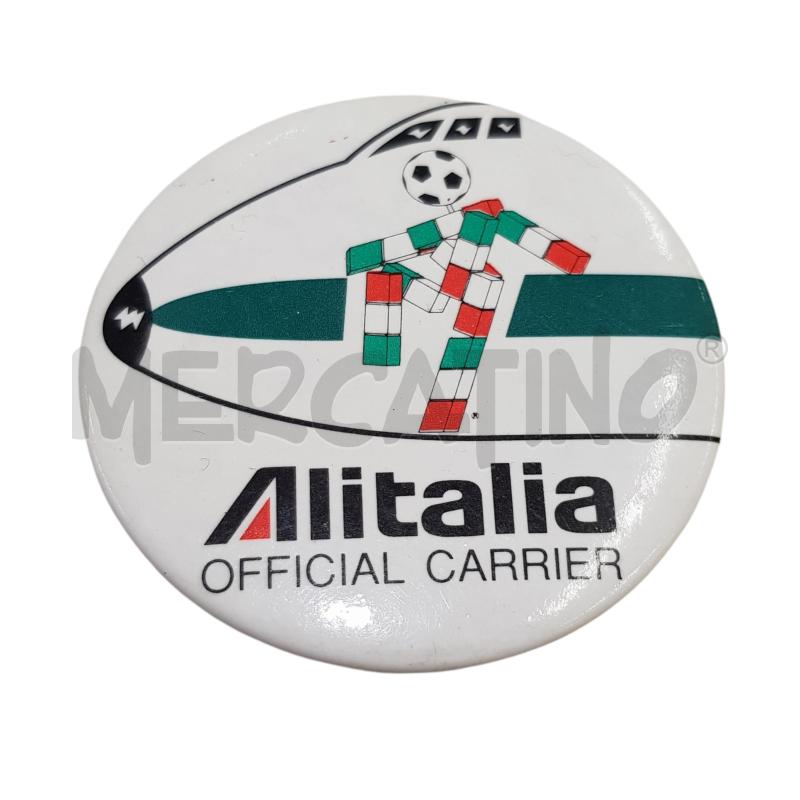 SPILLA ALITALIA OFFICIAL CARRIER ITALIA '90 | Mercatino dell'Usato Civitavecchia 1