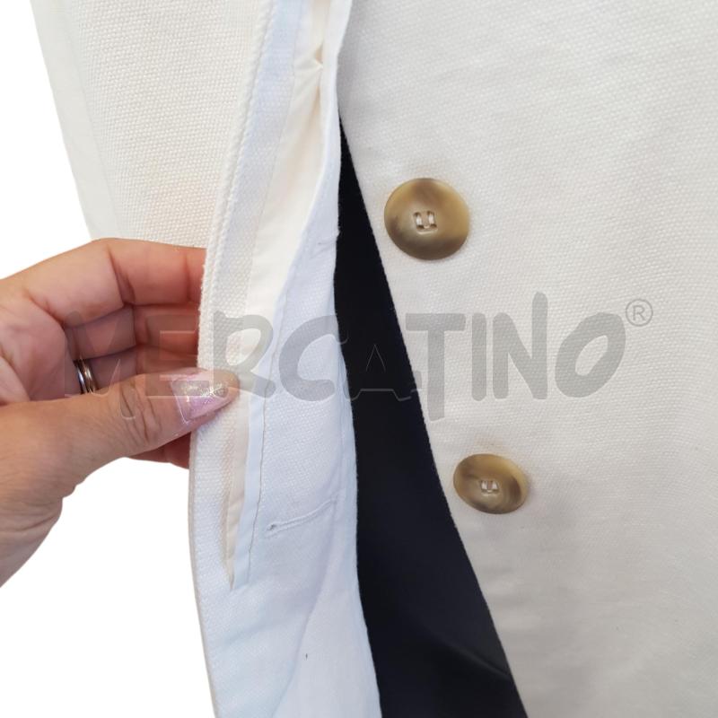 SPOLVERINO D COMPTOIR DES COTONNIERS BIANCO COTONE | Mercatino dell'Usato Civitavecchia 3