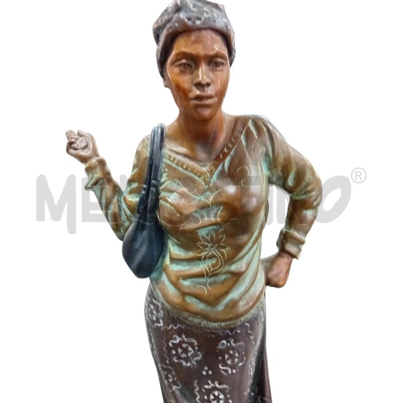 STATUA BRONZO HASSOUN DONNA LIBANESE CM 47 | Mercatino dell'Usato Civitavecchia 4