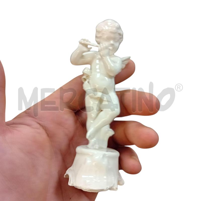 STATUETTA ANGIOLETTO P.B.B.CON FLAUTO TRAVERSO 11 CM | Mercatino dell'Usato Civitavecchia 1