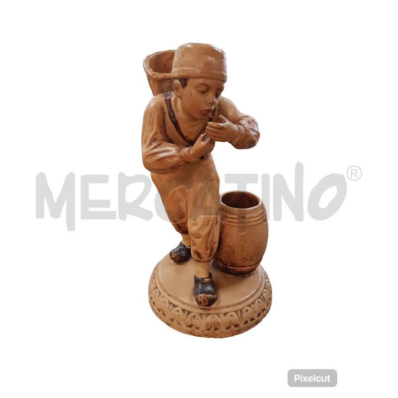 STATUETTA PERSONAGGIO RUSTICO ALTEZZA 27CM | Mercatino dell'Usato Civitavecchia 1