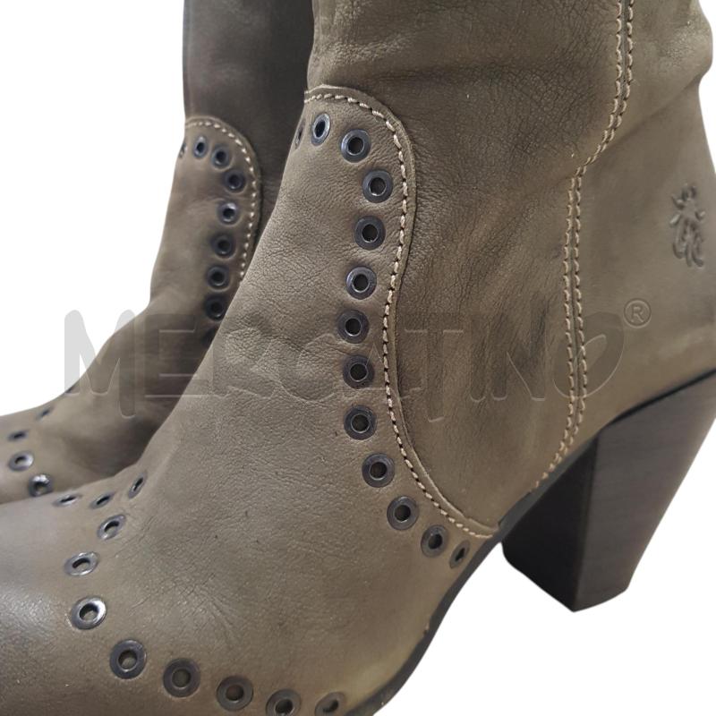 STIVALI D FLY LONDON ALTI PELLE VERDE | Mercatino dell'Usato Civitavecchia 4