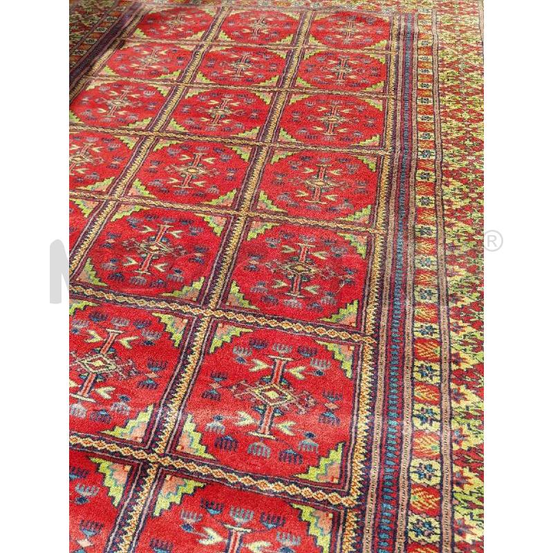 TAPPETO BUKHARA 195X130 COTONE MISTO SETA | Mercatino dell'Usato Civitavecchia 2