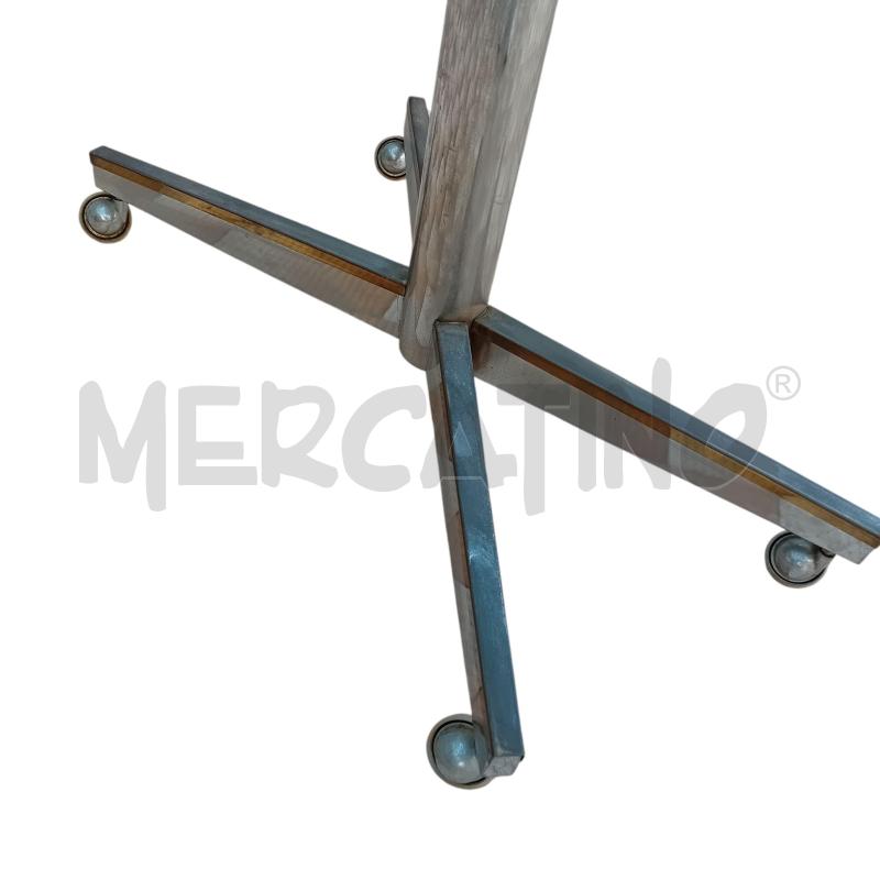 TAVOLINO VETRO FUME METALLO ANNI 70 CIRCA  | Mercatino dell'Usato Civitavecchia 4