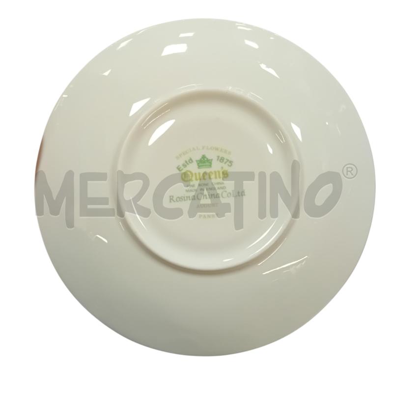 TAZZA + PIATTINI QUEENS AUGUST | Mercatino dell'Usato Civitavecchia 2