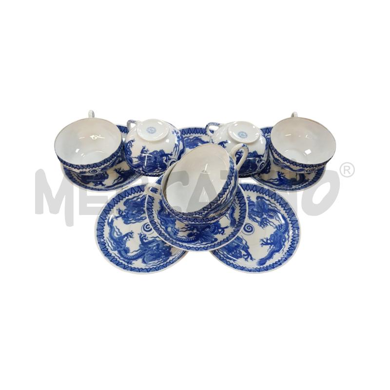 TAZZE+PIATTINI TE' HIGH QUALITY PORCELAIN PZ.12 | Mercatino dell'Usato Civitavecchia 1