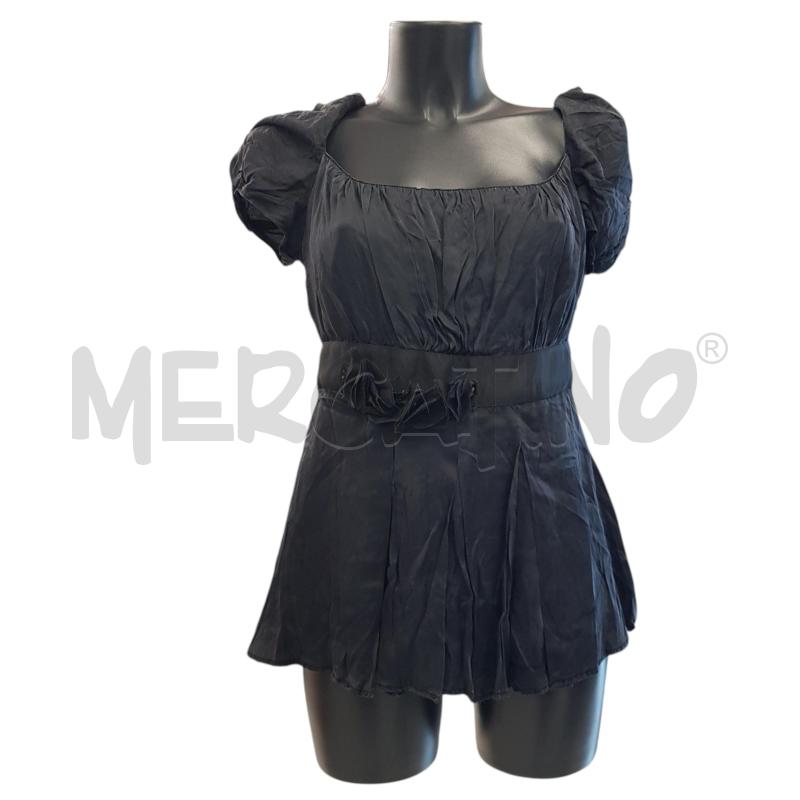 TOP ELISABETTA FRANCHI CELYN B. SETA NERO | Mercatino dell'Usato Civitavecchia 1