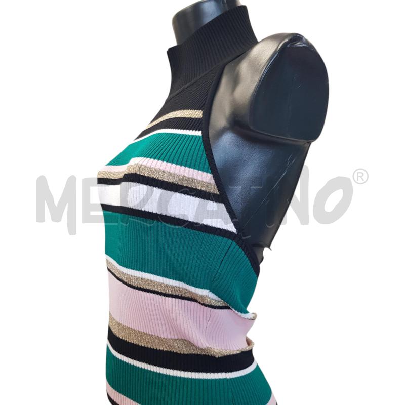 TOP LUISA SPAGNOLI RIGHE SOTTOGIACCA LUREX ORO  | Mercatino dell'Usato Civitavecchia 2