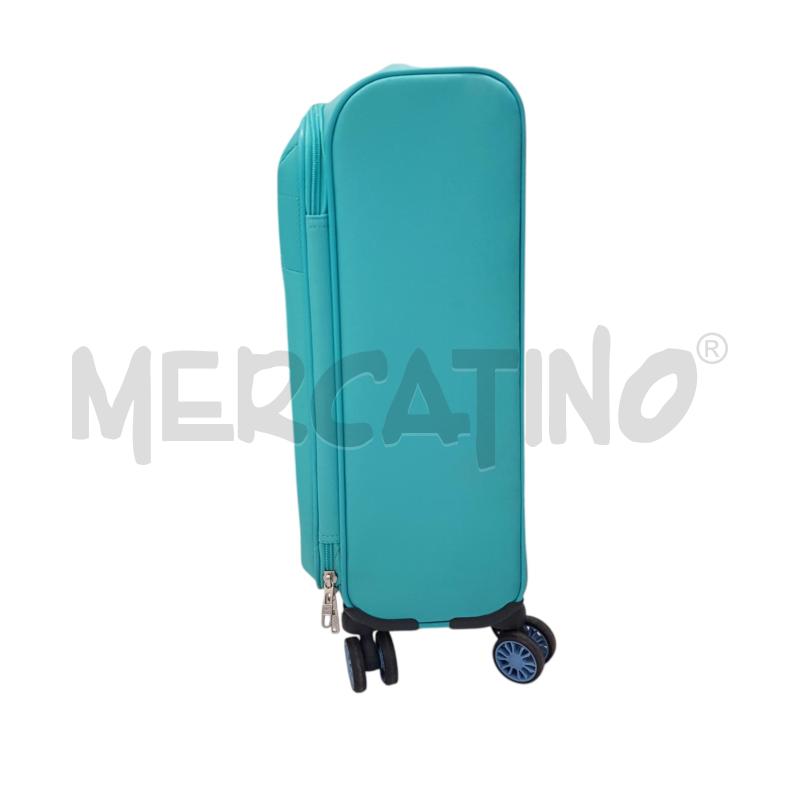 TROLLEY MODO BY RONCATO VERDE ACQUA 55*40*20 | Mercatino dell'Usato Civitavecchia 4