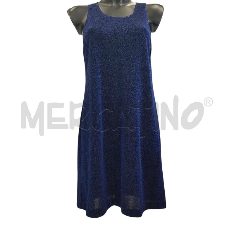 TUBINO D KARL LAGERFELD BLU LUREX | Mercatino dell'Usato Civitavecchia 1