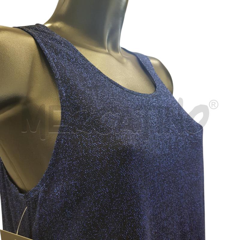 TUBINO D KARL LAGERFELD BLU LUREX | Mercatino dell'Usato Civitavecchia 2
