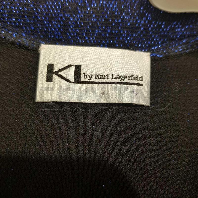 TUBINO D KARL LAGERFELD BLU LUREX | Mercatino dell'Usato Civitavecchia 4