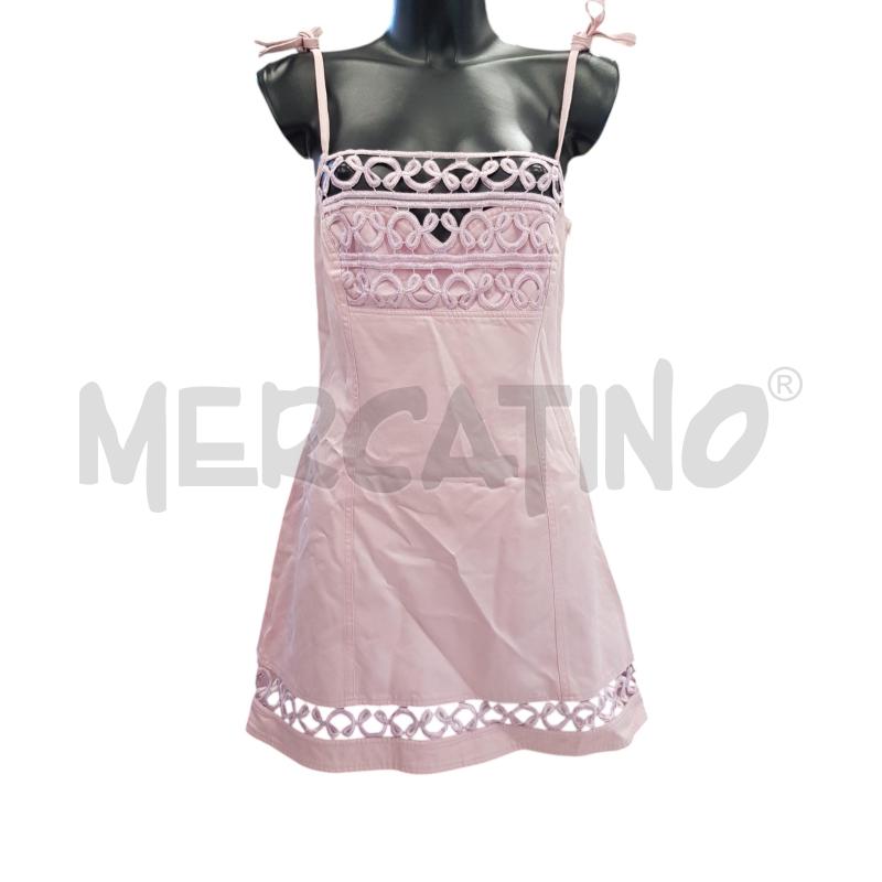 TUBINO D  GATTINONI ROSA  DETT RICAMI GEOMETRICI | Mercatino dell'Usato Civitavecchia 1