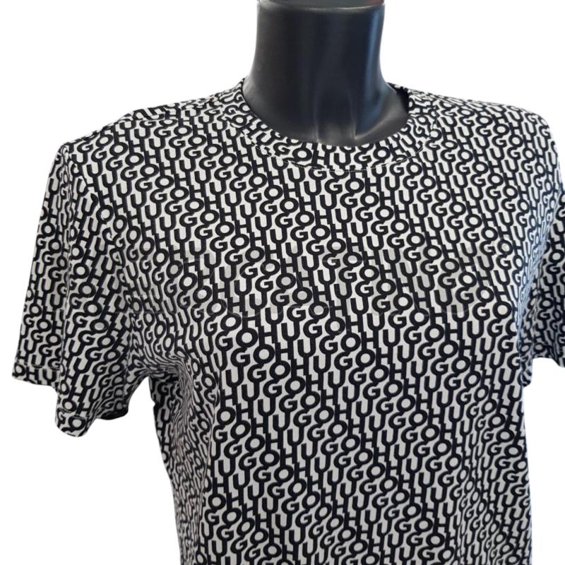 T SHIRT D HUGO BOSS MC BIA MONOGRAM NERO | Mercatino dell'Usato Civitavecchia 3
