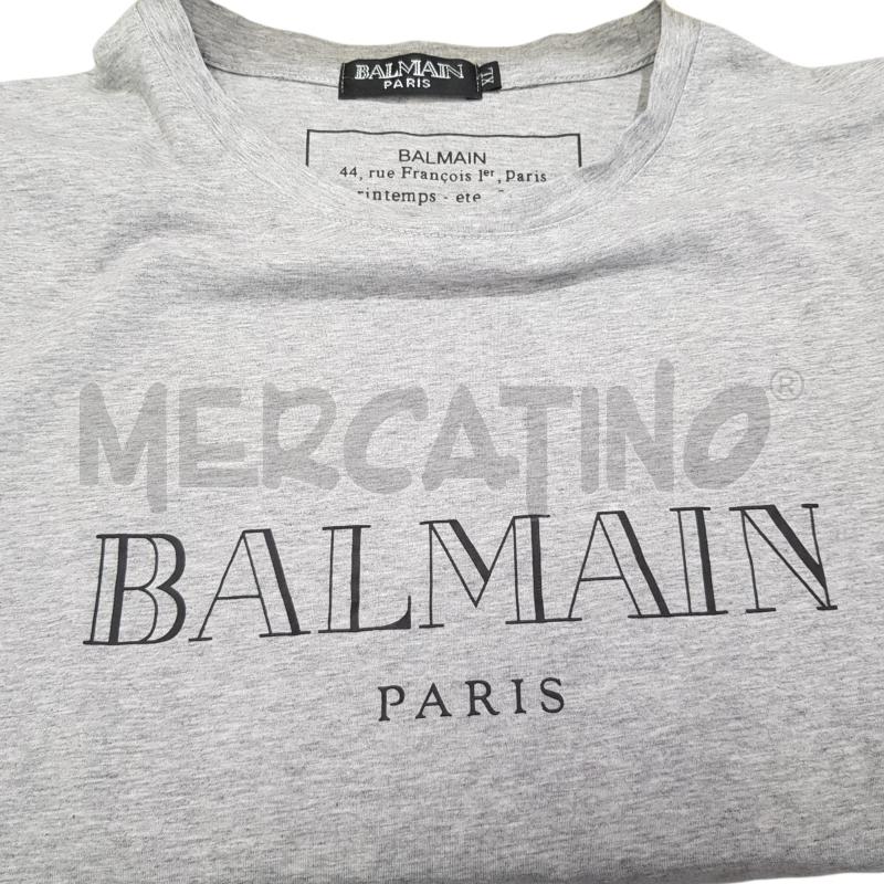 T SHIRT U BALMAN MC GRIGIO LOGO NERO | Mercatino dell'Usato Civitavecchia 3