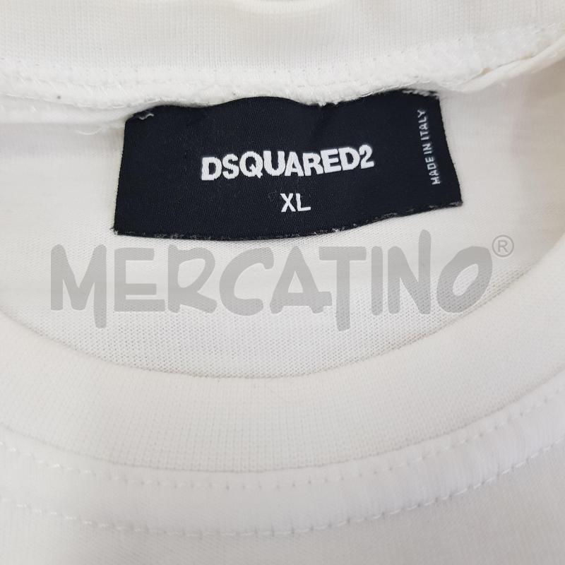 T SHIRT U DSQUARED2 MC BIA STAMPA CARTOON  | Mercatino dell'Usato Civitavecchia 4