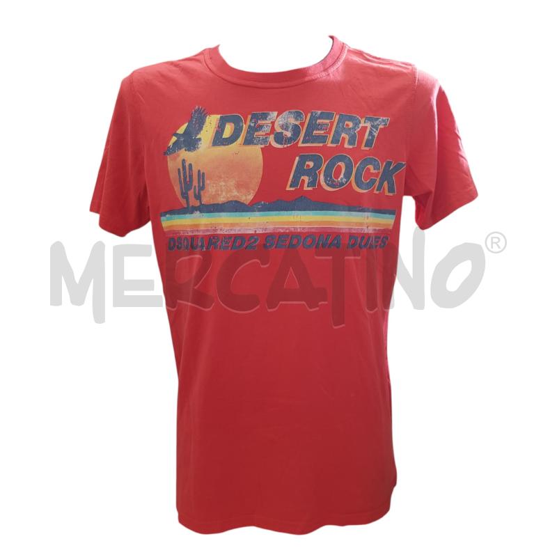 T SHIRT U DSQUARED2 MC NERA LOGO BIA | Mercatino dell'Usato Civitavecchia 1