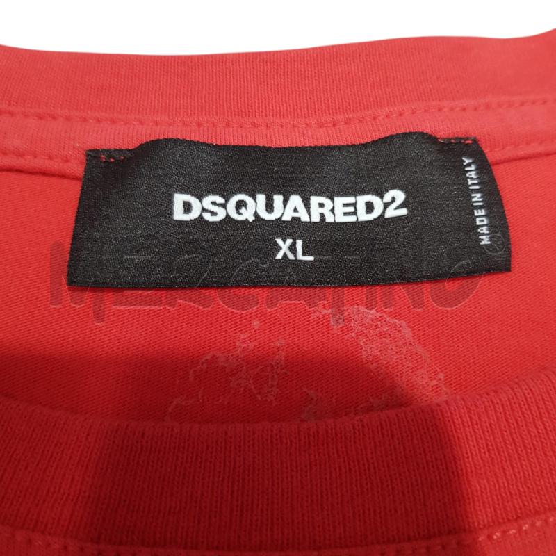 T SHIRT U DSQUARED2 MC NERA LOGO BIA | Mercatino dell'Usato Civitavecchia 4