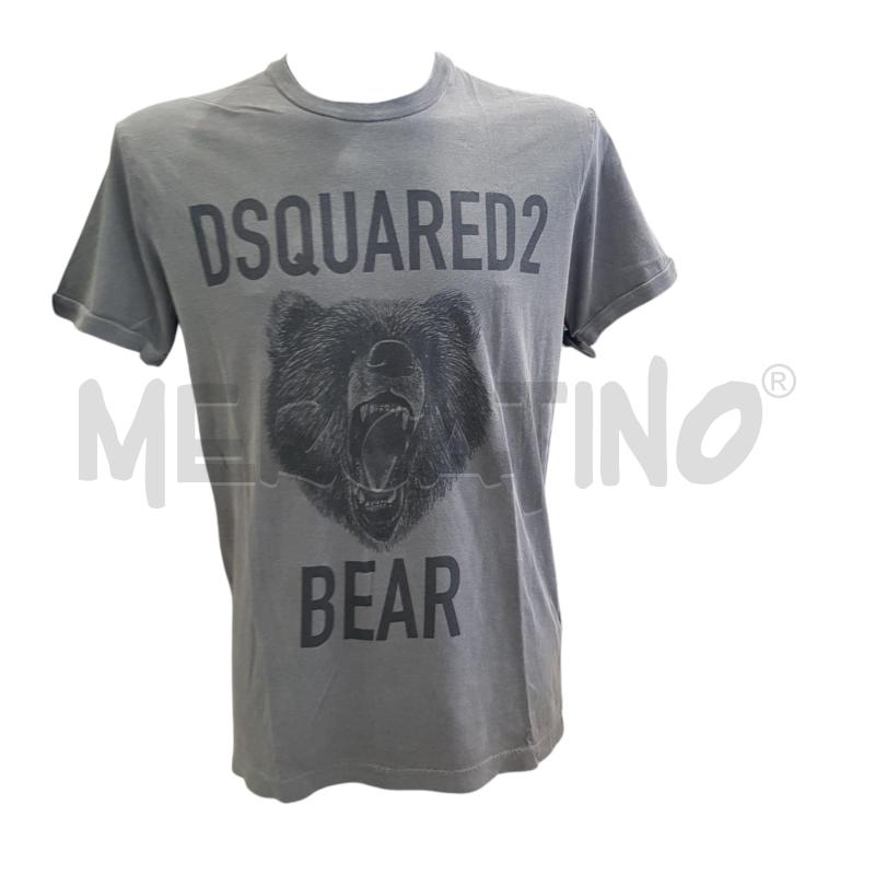 T SHIRT U DSQUARED2 MC NRO TINTA FREDDO ORSO | Mercatino dell'Usato Civitavecchia 1