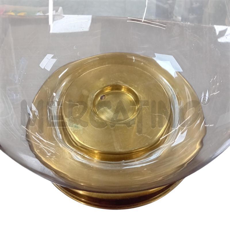 VASO VETRO BASE OTTONE TOMMASO BARBI | Mercatino dell'Usato Civitavecchia 2