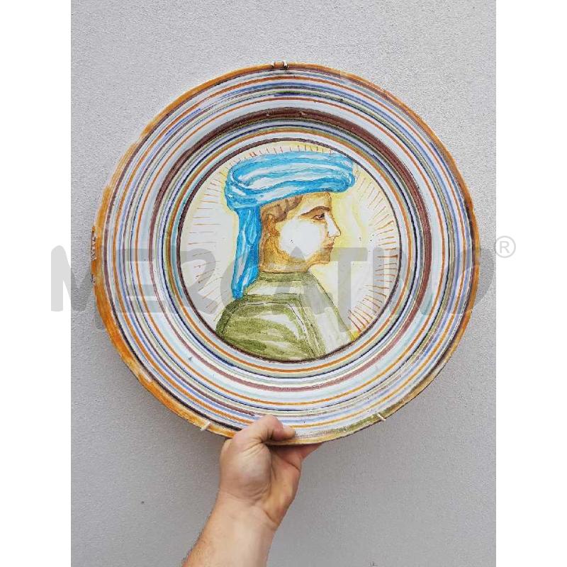 VECCHOIO PIATTO DECORATIVO ITALIANO DIAM.47  | Mercatino dell'Usato Civitavecchia 1