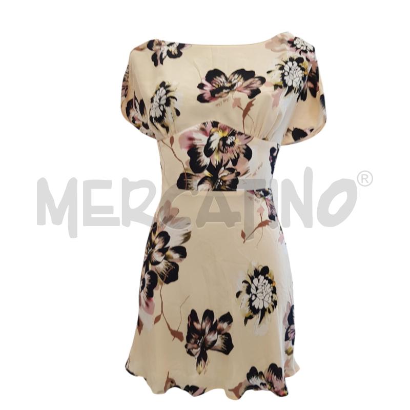 VESTITO D BETTY BLUE CREMA FIORATO | Mercatino dell'Usato Civitavecchia 1