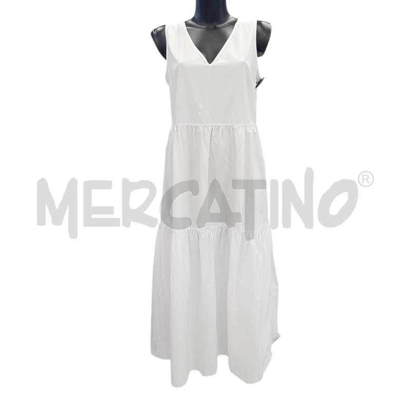 VESTITO D BOSS COT BIANCO SMANICATO | Mercatino dell'Usato Civitavecchia 1