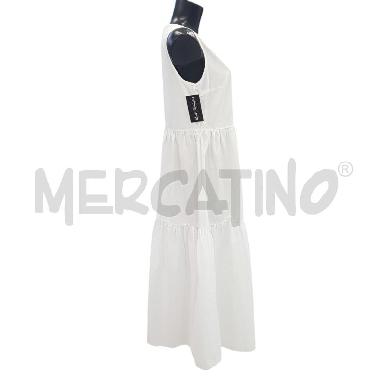 VESTITO D BOSS COT BIANCO SMANICATO | Mercatino dell'Usato Civitavecchia 2