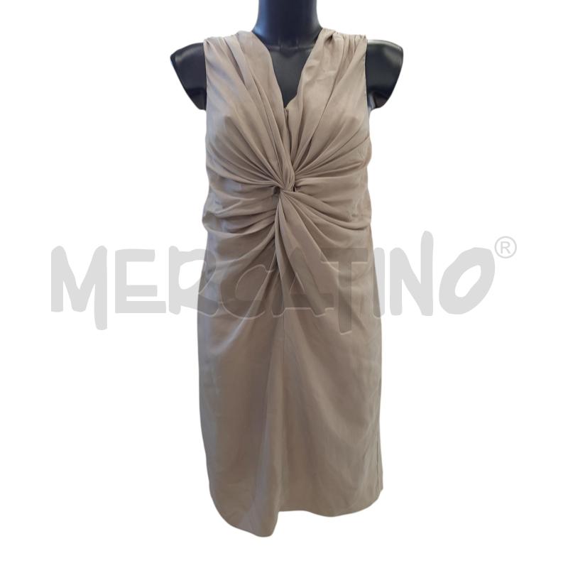 VESTITO D BURBERRY SETA BEIGESCOLLO V ARRICCIO | Mercatino dell'Usato Civitavecchia 1