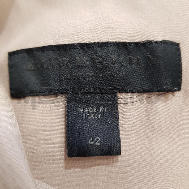 VESTITO D BURBERRY SETA BEIGESCOLLO V ARRICCIO | Mercatino dell'Usato Civitavecchia 4