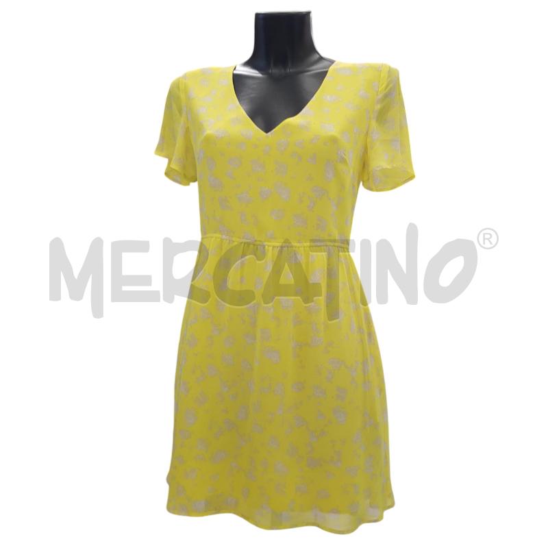 VESTITO D CALVIN KLEIN GIALLO FIORI | Mercatino dell'Usato Civitavecchia 1