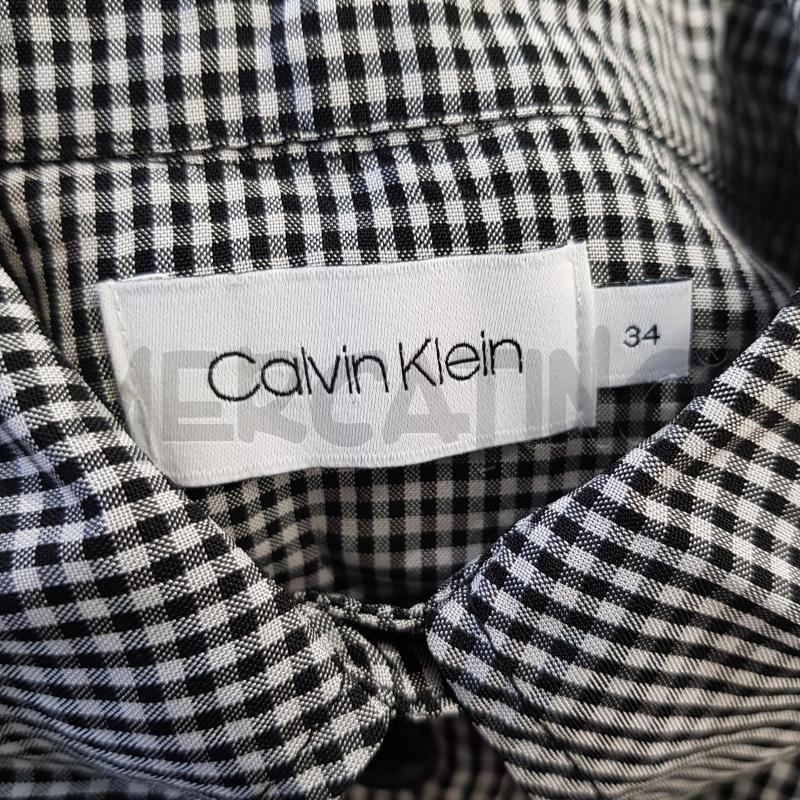 VESTITO D CALVIN KLEIN QUADRETTI BIANCHI NERI | Mercatino dell'Usato Civitavecchia 5