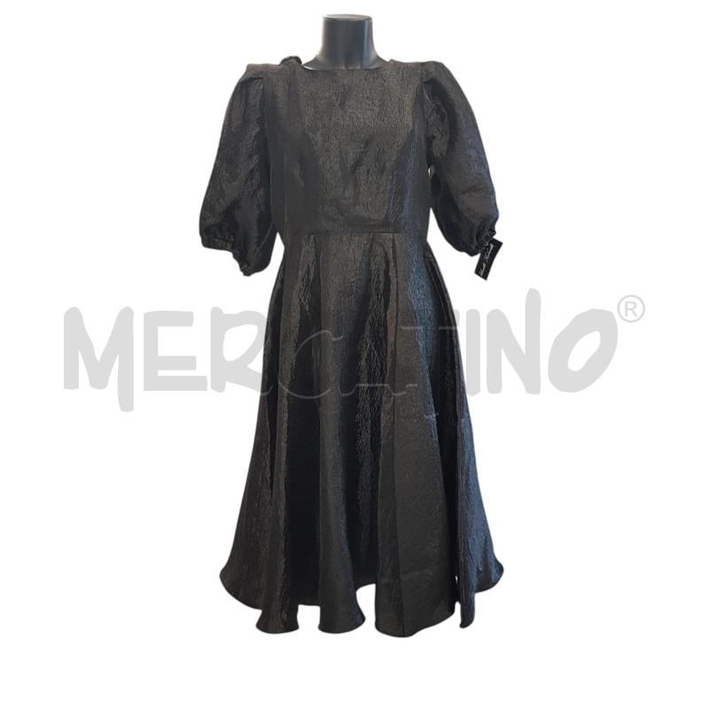 VESTITO D CLOSET LONDON NERO EFFETTO STROPICCIATO  | Mercatino dell'Usato Civitavecchia 1