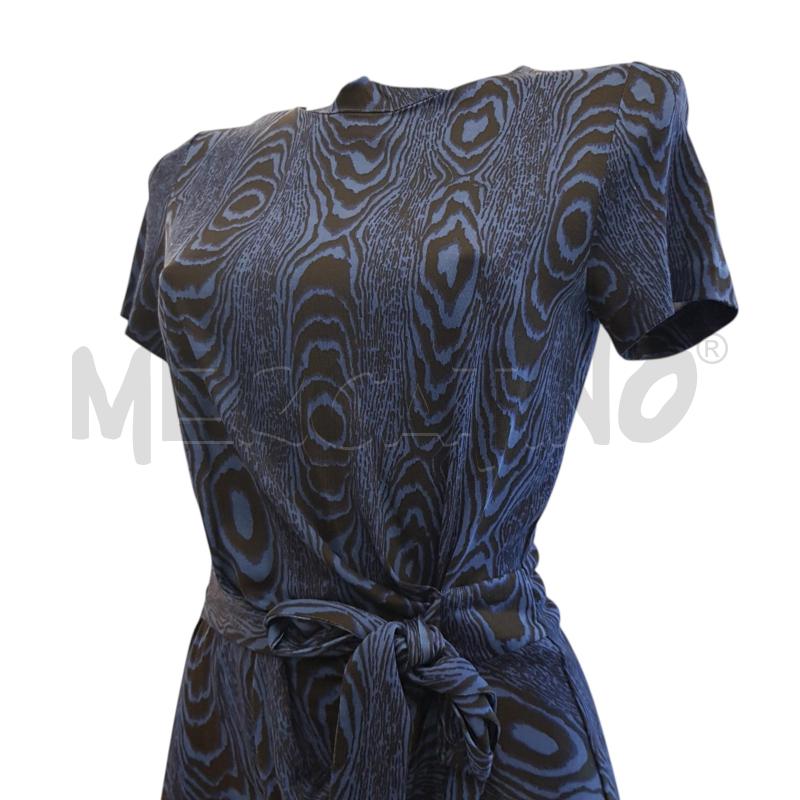 VESTITO D DIANE VON FURSTENBERG ZEBRATO BLU NERO | Mercatino dell'Usato Civitavecchia 2