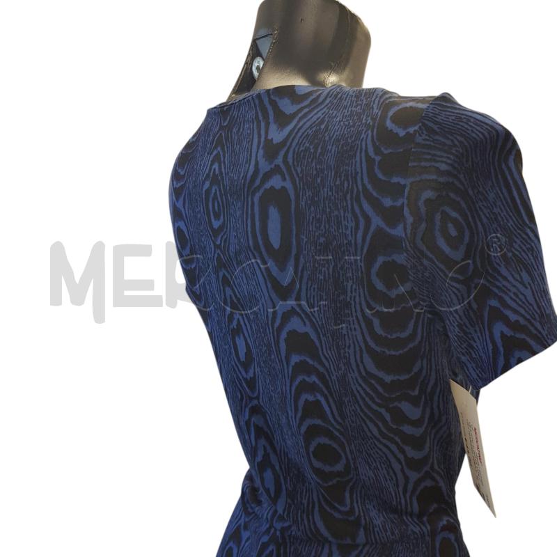 VESTITO D DIANE VON FURSTENBERG ZEBRATO BLU NERO | Mercatino dell'Usato Civitavecchia 3