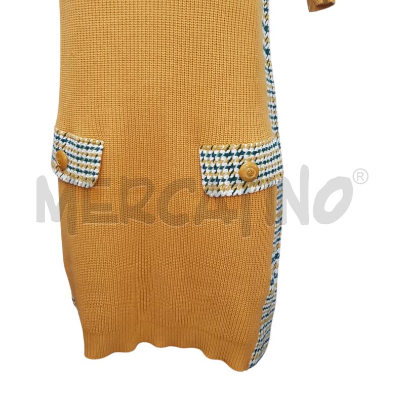 VESTITO D ELISABETTA FRANCHI MAGLIERIA OCRA COSTA DETT PIEDPULL | Mercatino dell'Usato Civitavecchia 2