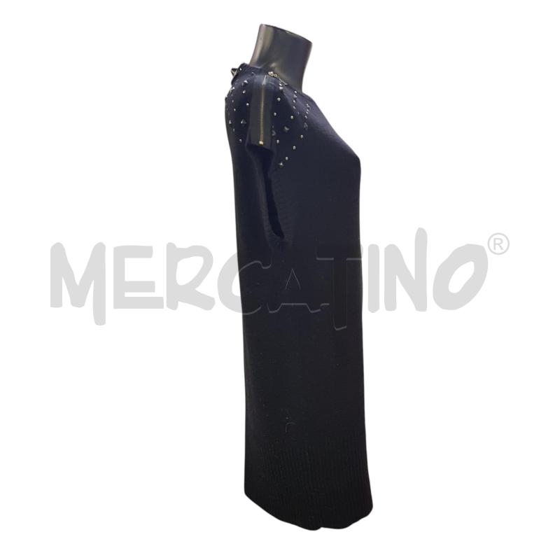 VESTITO D GALLIANO NERO SPALLINE BORCHIE | Mercatino dell'Usato Civitavecchia 2