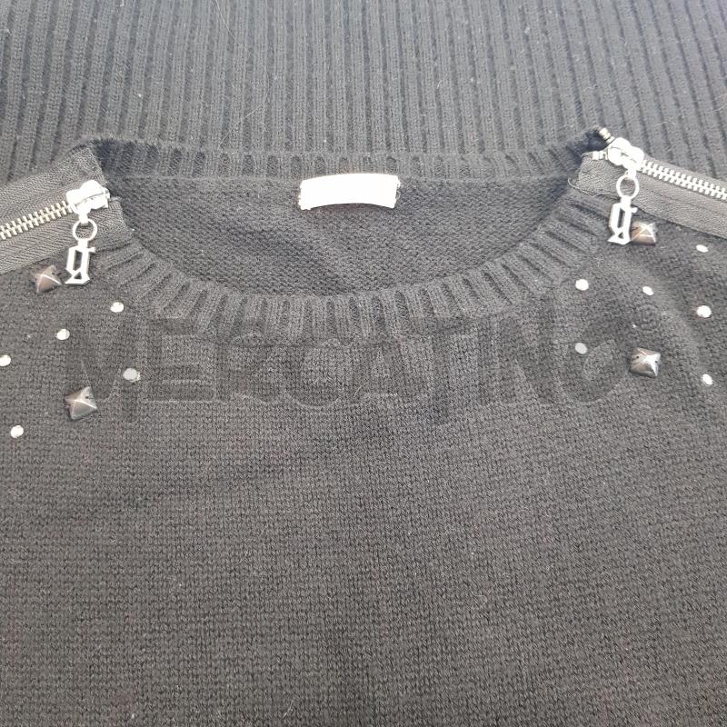 VESTITO D GALLIANO NERO SPALLINE BORCHIE | Mercatino dell'Usato Civitavecchia 4