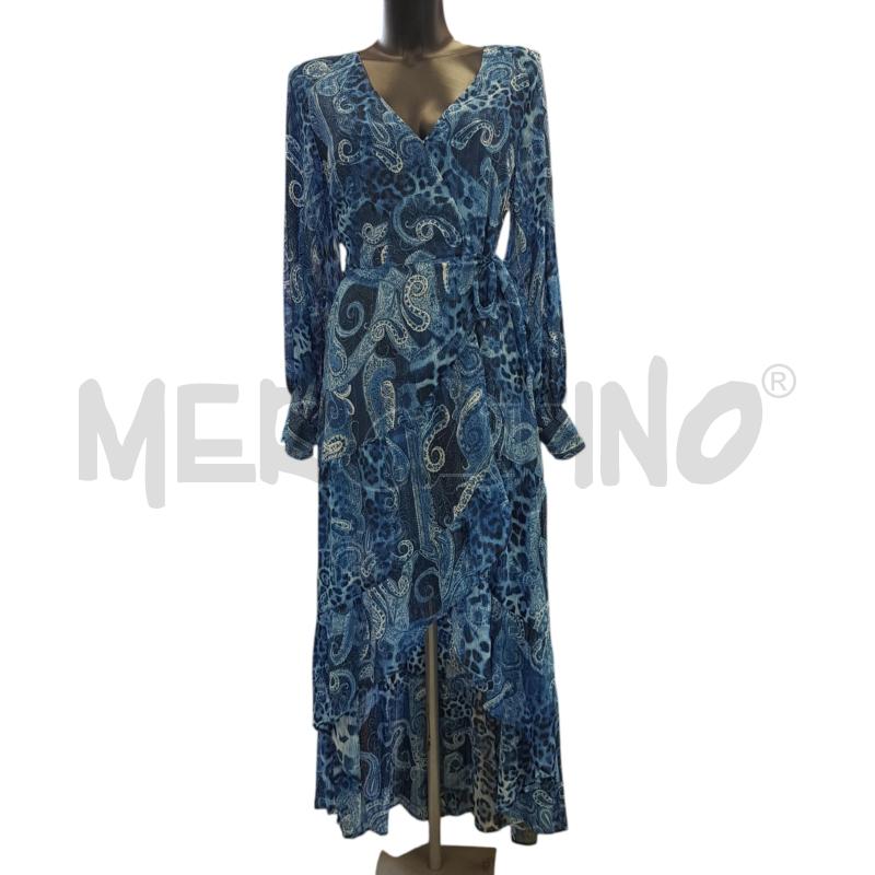 VESTITO D GUESS PORTAFOGLIO DAMASCATO BLU  ASIMMTERICO | Mercatino dell'Usato Civitavecchia 1