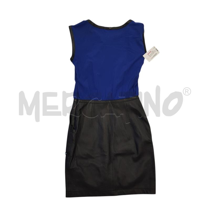 VESTITO D LIU JO SOPRA BLU SOTTO VERA PELLE  | Mercatino dell'Usato Civitavecchia 2